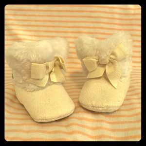Cream Baby Boots